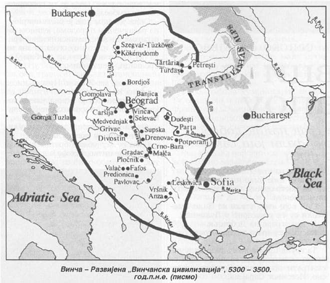 Vincanska civilizacija 5300-3500 g.p.n.e