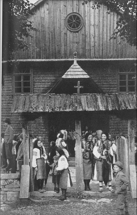 Струківська церква - старе фото в Ясінях