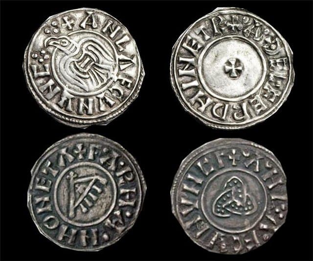Сокіл на датських монетах