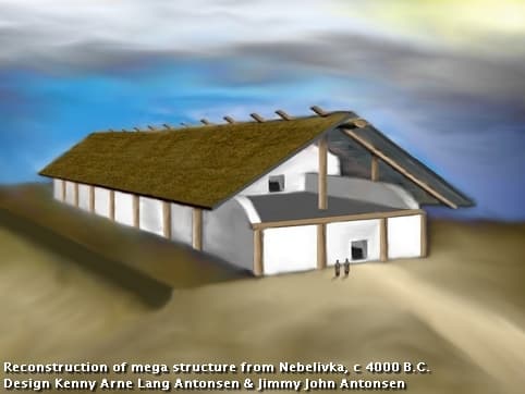 Reconstruction of mega structure Nebelivka
