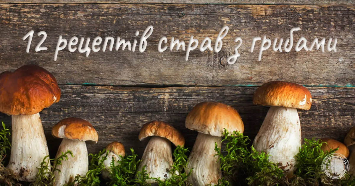 12 рецептів страв з грибами