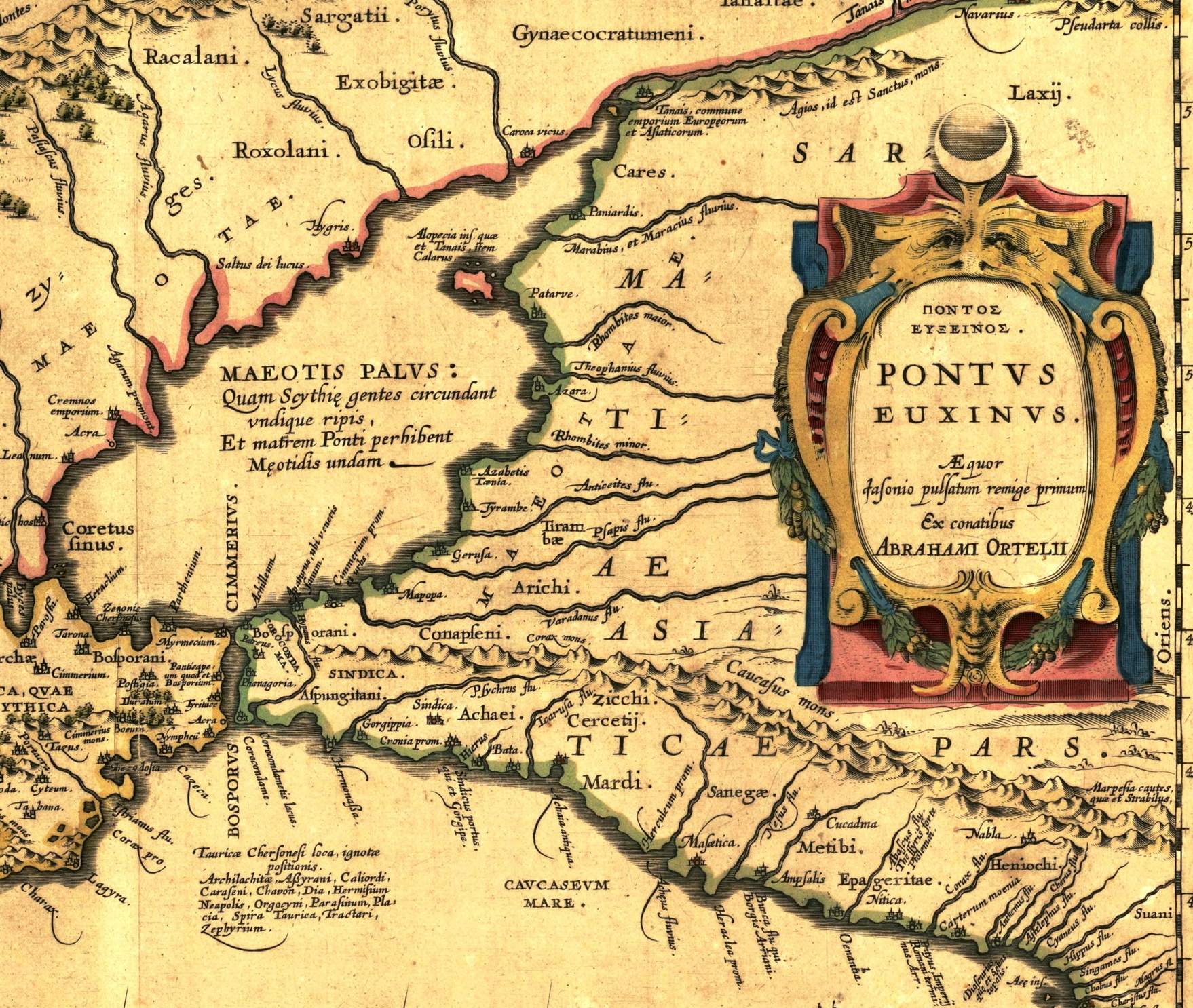 Карта Меотиды