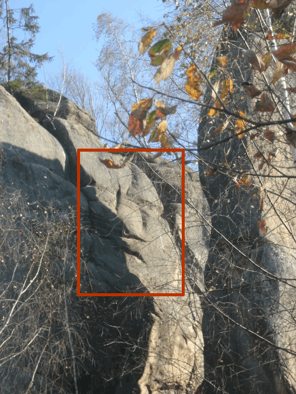 Антропоморфне зображення на скелі