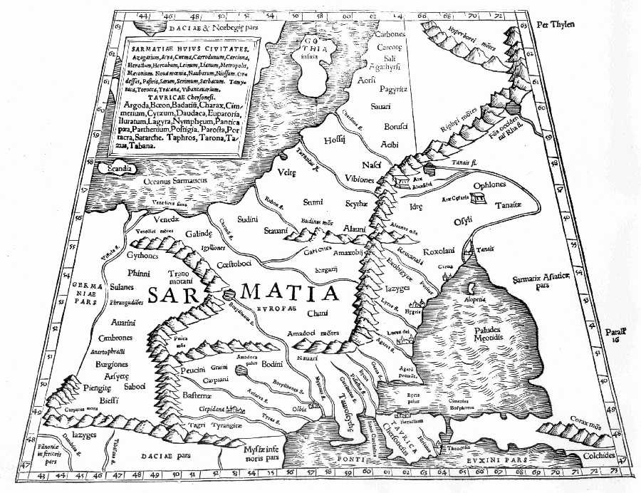 Sarmatia old map