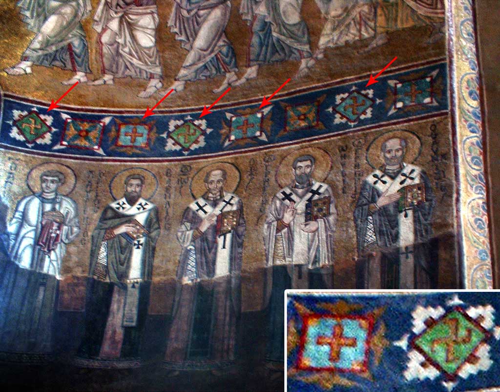 Сварги на стінах собору Софія Київська
