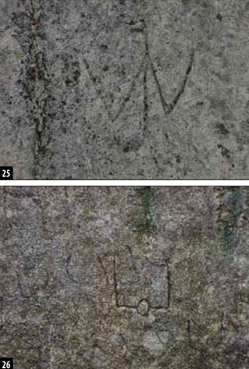 антропоморфні знаки на мегалітах в карпатах