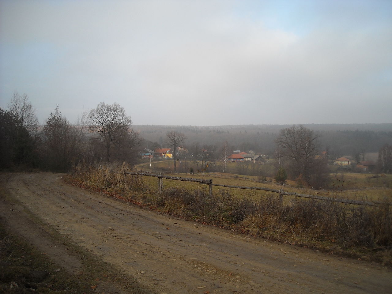 Вигляд на село Медвежа