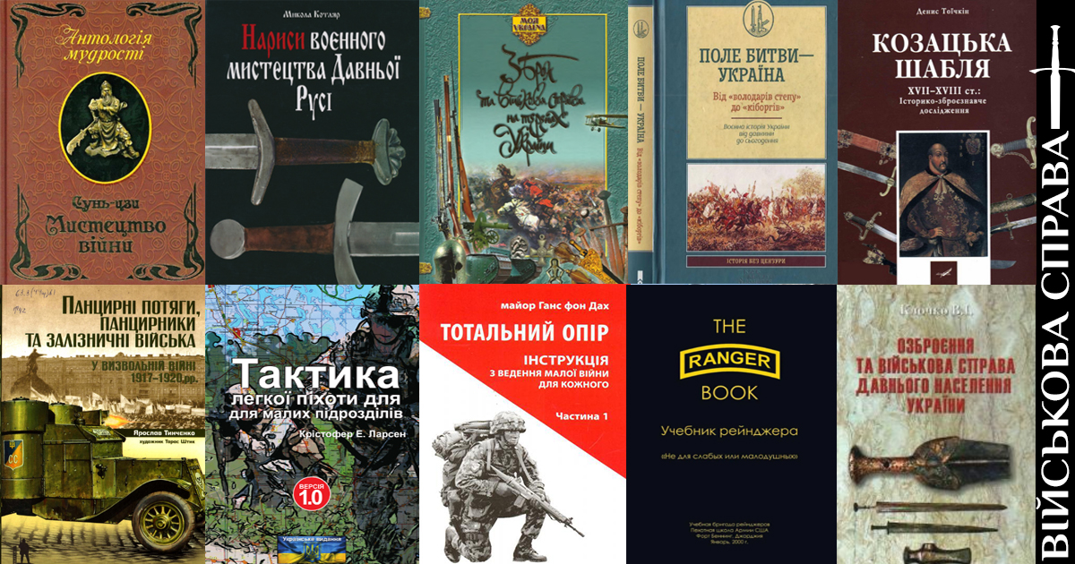 Золота колекція книг на тему військова справа