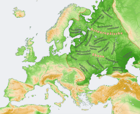 Східноєвропейська Руська рівнина