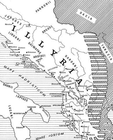 Іллірія карта