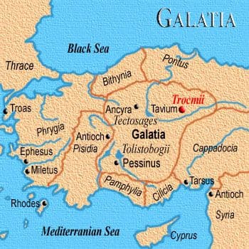 Мапа Галатії