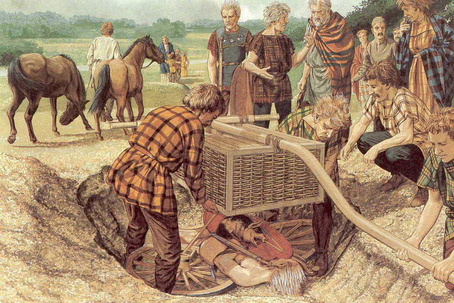 Кельтське воїнське поховання