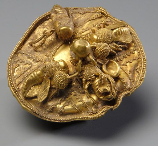 Золотий диск етрусків з бджолами