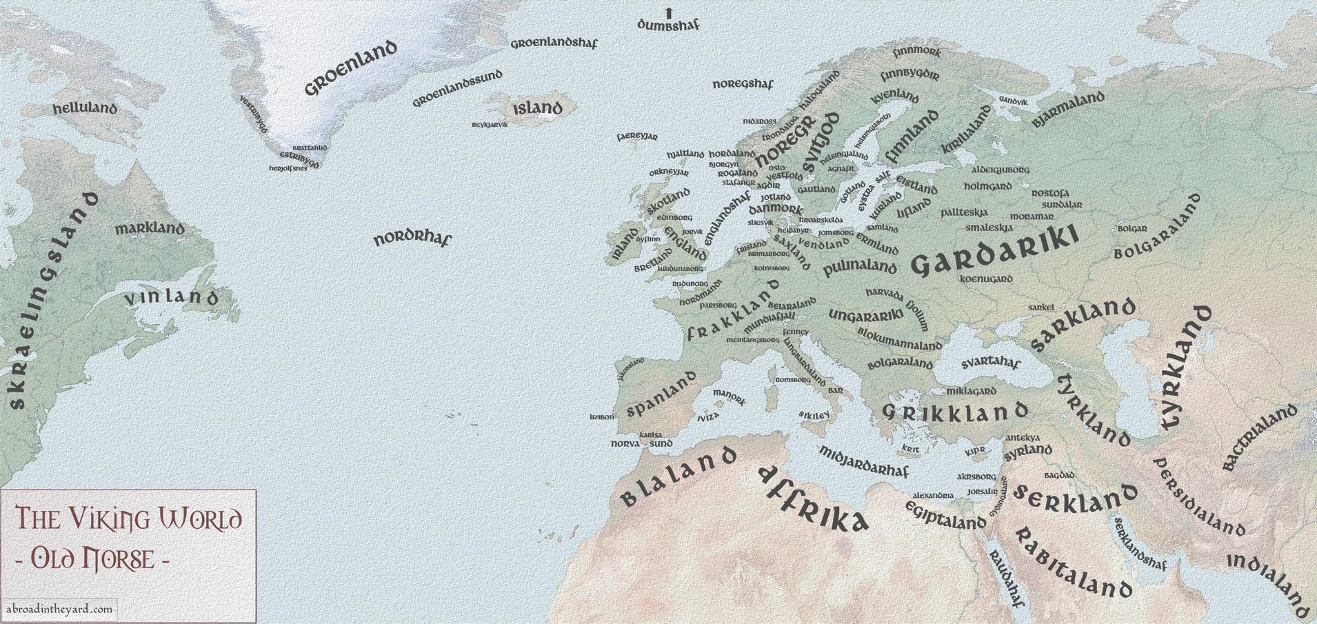 Гардаріка - карта