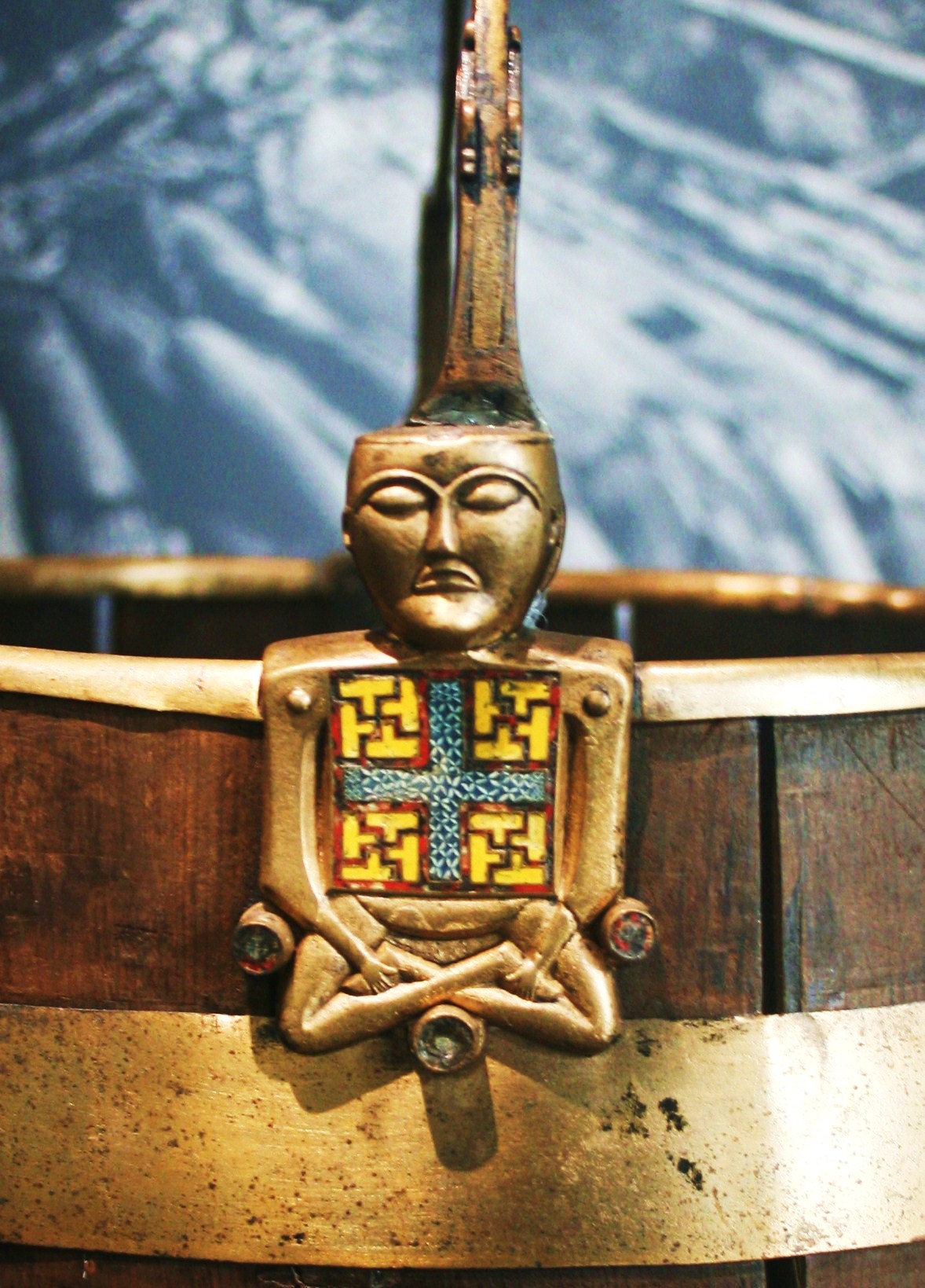 Buckle from Oseberg Vikingship Buddha