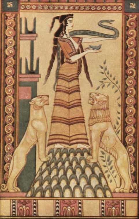 Змія і богині Криту
