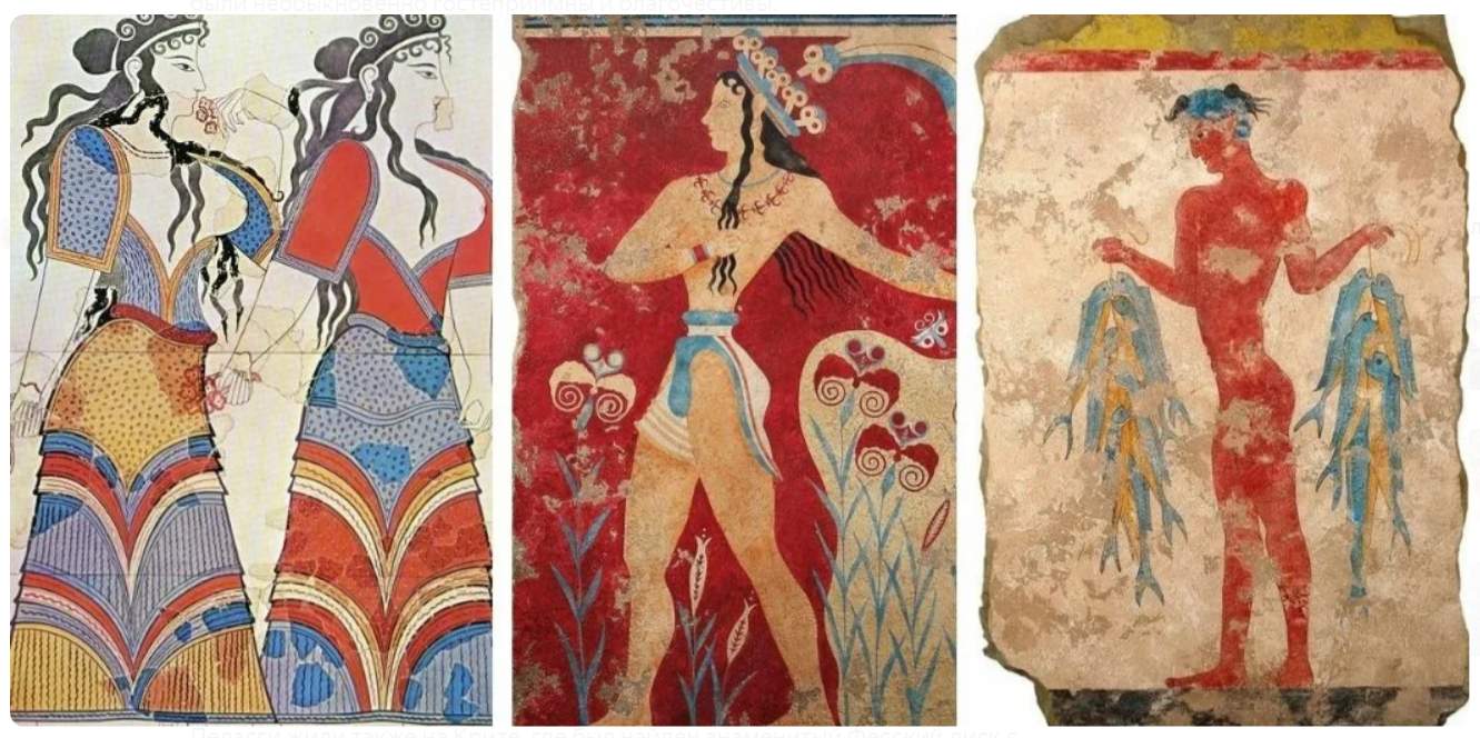 Пелазги на давніх фресках