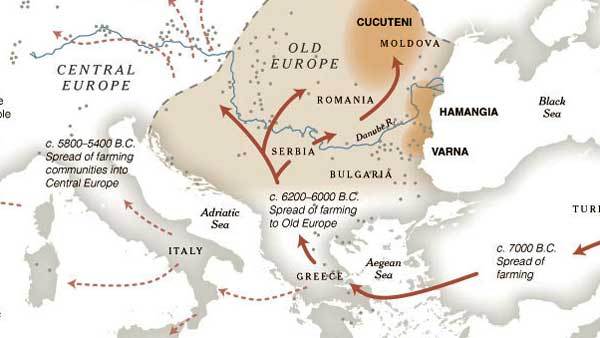 Мапа Старої Европи