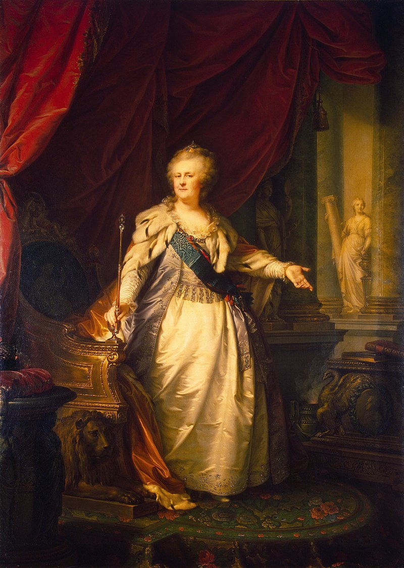 Catherine II by J.B.Lampi 1793 Hermitage