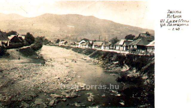 Село Ясіня на старих фото
