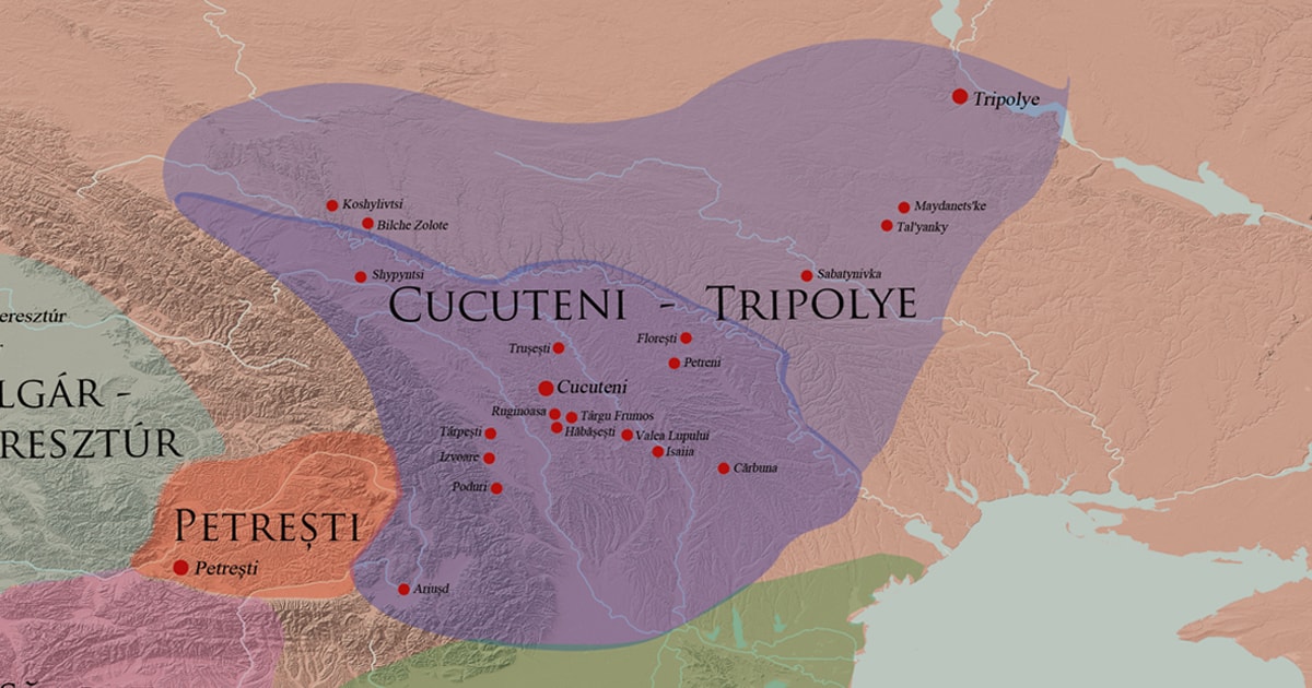 Мапа Трипільської культури