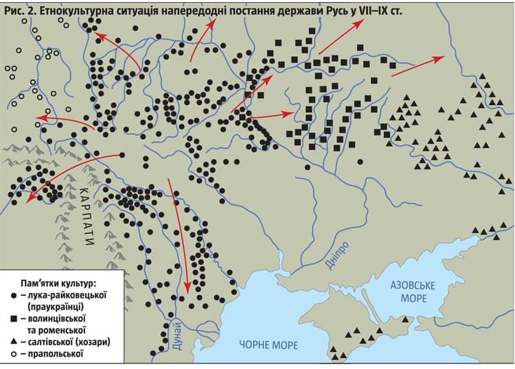 Київська Русь карта