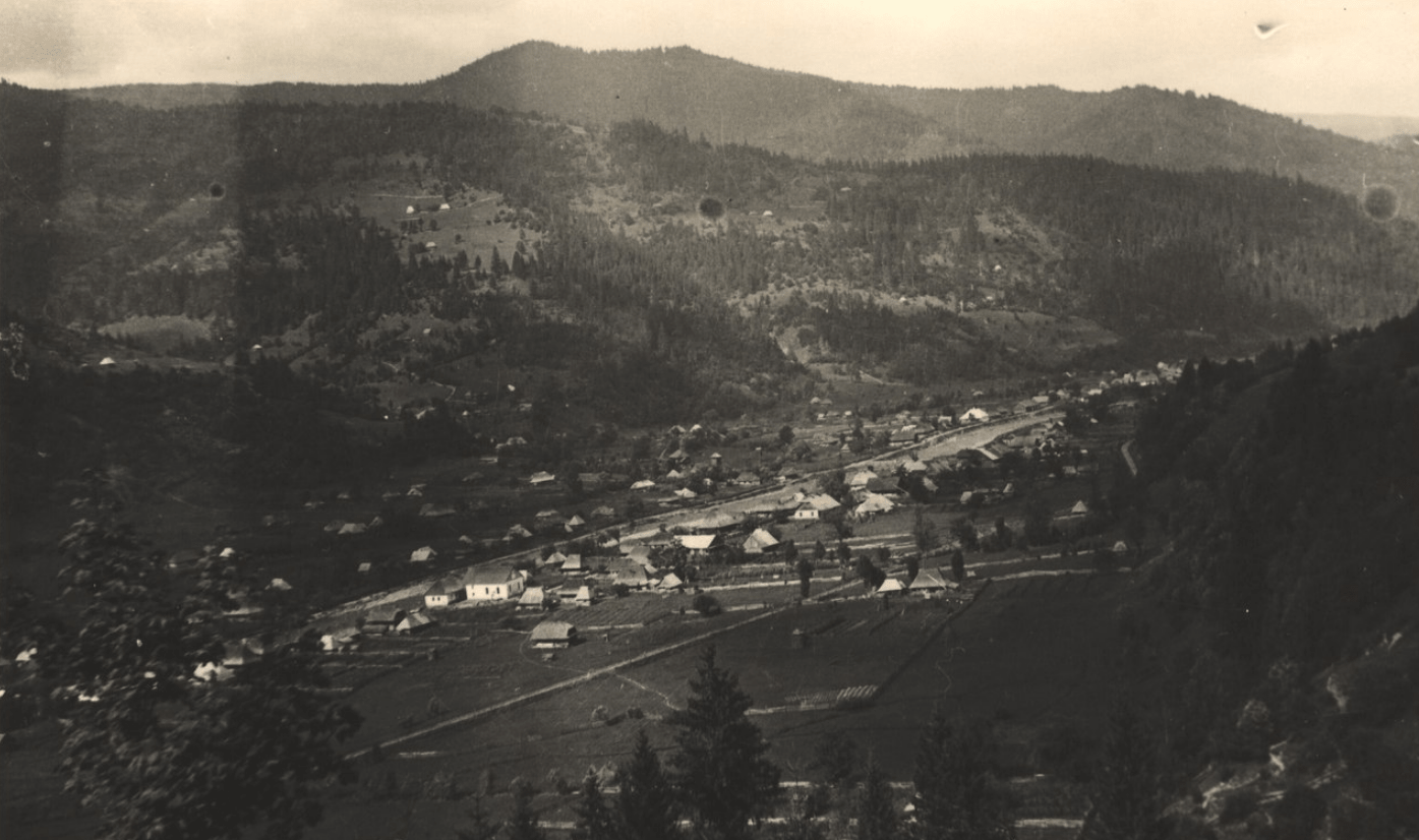 Панорама села Брустури, 1930-ті